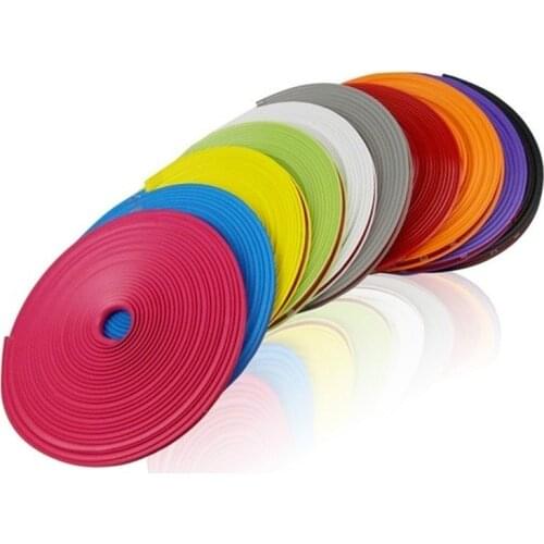 8M/ Roll New Styling IPA Rimblades Car Wheel Rims Protector Decor Strip Rubber Moulding Rimblades Car Vehicle Color Tire Guard