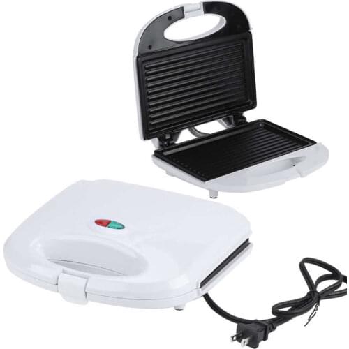 Multifunction Electric Mini Sandwich Bread Maker Grill Panini Breakfast Machine Baking Pan US Plug 110V household