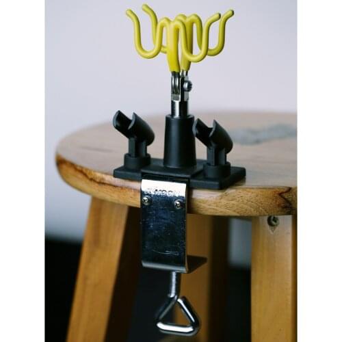 Airbrush Holder paint spray gun aerografo Holding 4 Clamp-On Mount Table Bench Station Gravity Stand Kit for Air Brush