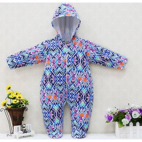 Zipper hooded romper for newborn to 12 month baby 100% cotton suits for autumn and winter for boys and girls long sleeve clothes