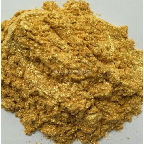Crystal mica gold pearl pigment, pearlescent pigment , mica gold powder , for paints, plastics, cosmetics, ink