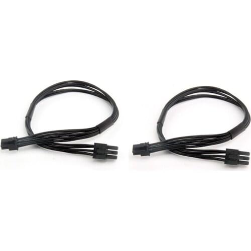 Mini 6 Pin to 6 Pin PCI Express Video Card Power Adapter Cable for Mac Pro G5 14-Inch(35cm)(Pack of 2)