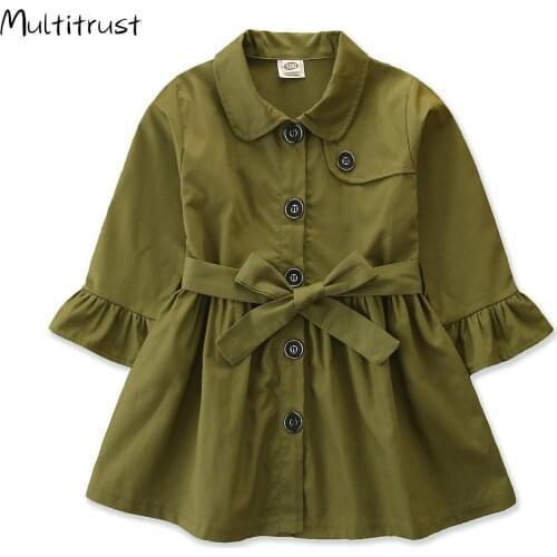 Multitrust Trench Coats For Girls