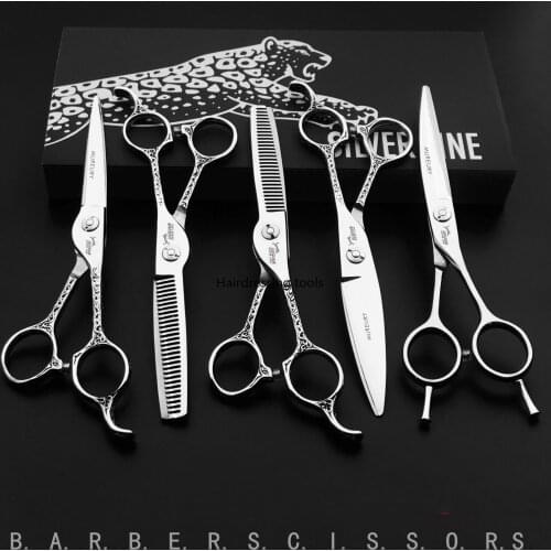 6.0 Top Professional Hair Scissors Set Cutting Barber Salon Haircut Thinning Shear Hairdressing Hair Tools Hair Cutting Scissors