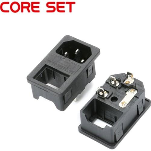 SS-8B-2 Panel Mount Rocker Switch 3 Pin Plug Power Socket AC Socket 3 Terminal Stopcontact AC250V 10A Zonder Schakelaar