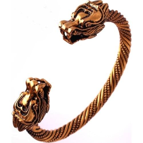 Viking Dragon Bracelet.Berserker Massive Viking Bracelet.Dragon Bracelets Bangle Wristband Norse Nordic