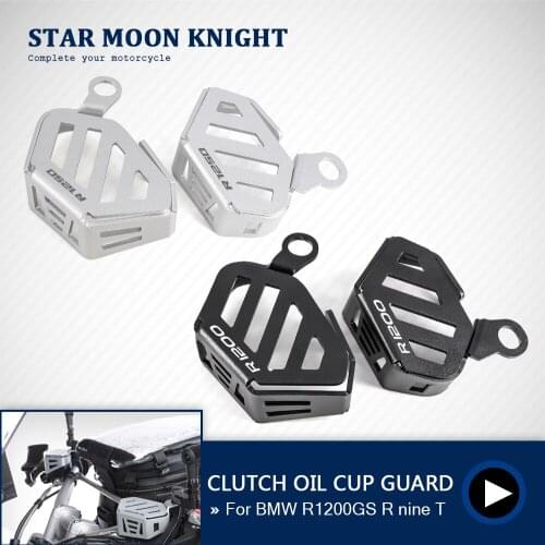 For BMW R1250GS Adventure R1200GS R 1200 GS LC Adv R nineT R 1250 RS Front Brake Reservoir Clutch Oil Cup Guard Protector Cover