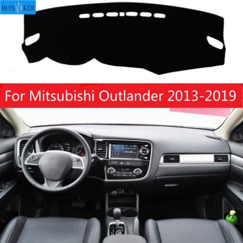 Car dashboard Avoid light pad Instrument platform desk cover Mats Carpets For Mitsubishi Outlander 2013-2015 2016 2017 2018 2019