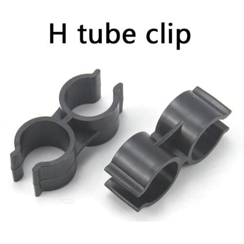 Pipe Double plastic pipe clamp connector type H pipe clamp connector Garden Water Connectors UPVC Pipe Joints 1 Pcs