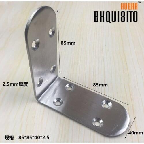 Corner Steel Corner Code Triangular Bracket Angle Iron Bracket Table Chair Fixing Bracket 90 Degree Right Angle GH85X85X40