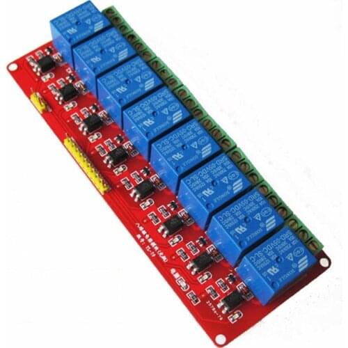 1pcs/lot 5V 8 Channel Relay Module With Optocoupler Isolation Low Level Trigger 5V 8 Road Relay Switch Module For Ardunio