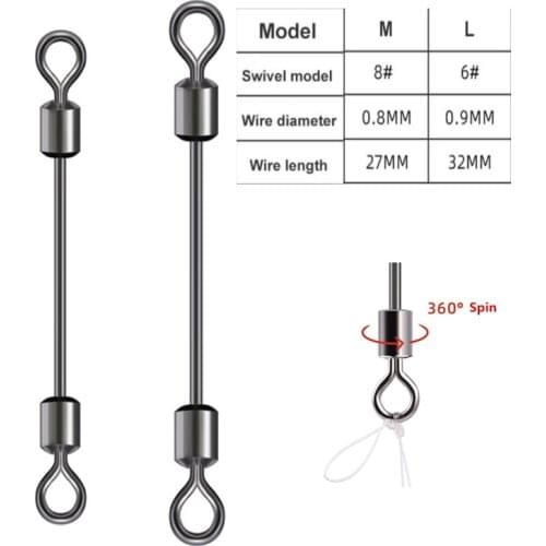 10pcs Durable Lead Sheet Seats Multi-function Lead Sheet Seat Double Swivels Main Line Connector Ring Fishing Tackles