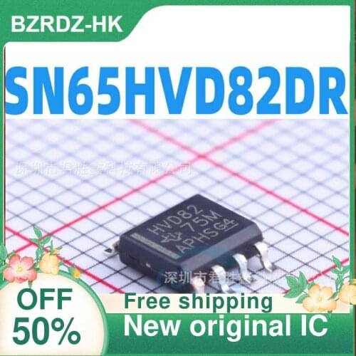 5PCS/lot SN65HVD82DR HVD82 RS-485 SOP-8 New original IC