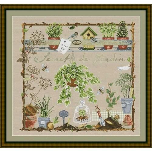11/14/18/16/22/25/28ct The secret of the garden patterns Counted Cross Stitch Kits Embroidery Needlework Sets