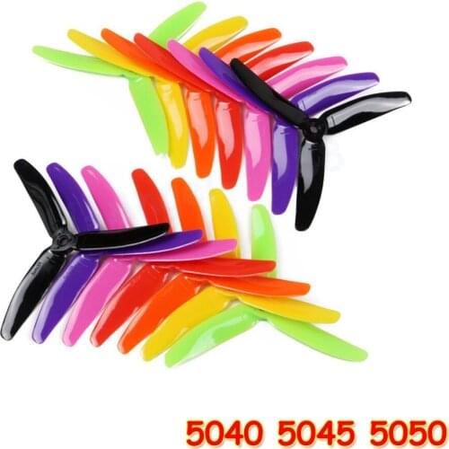20pcs/lot KINGKONG 5040 5045 5050 3 blades Propellers CW CCW For QAV250 ZMR250 Robocat FPV Mini Quadcopter Multirotor (10 pair)