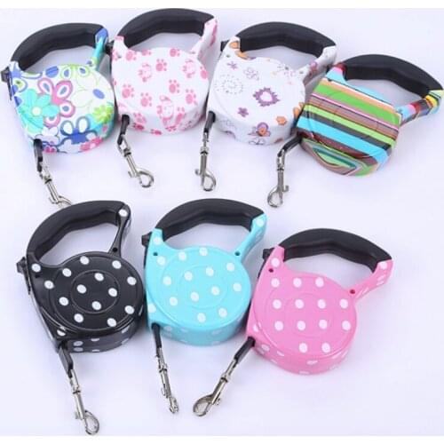 3m Cartoon Pet Dog Leash Retractable Automatic Flexible Leash Lead For Dogs Cat Traction Rope Leash for Pet Walk Supplies