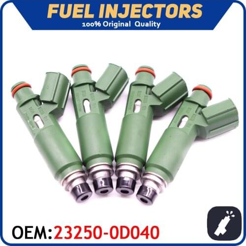 4pcs/lot Fuel Injector Nozzle 23250-0D040 Fit For Toyota Celica Corolla Matrix MR2 Pontiac Vibe Chevrolet Prizm