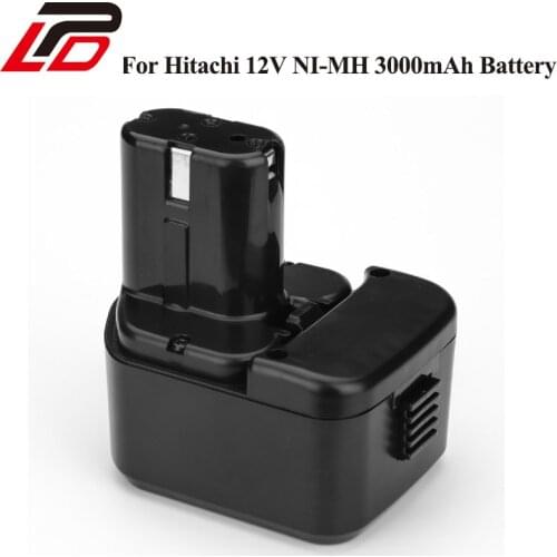 12V NI-MH 3000mAh Battery For Hitachi EB1214S DS12DVF3 12V 3.0Ah EB1220BL EB1212S EB1214L EB1230