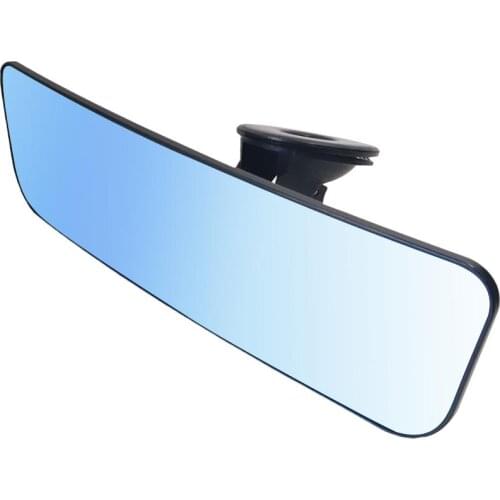 Car Wide-angle Rearview Mirror Suction Cup Curved Interior Mirror Large Field of View Anti-glare Car Interior Rearview Mirror