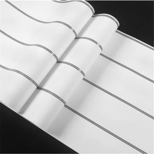 Beibehang New Nordic style wallpaper modern minimalist white wood vertical stripes bedroom living room ceiling loft wallpaper