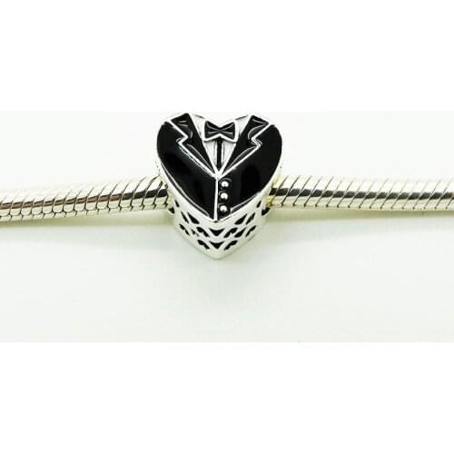 Popular Beads For Jewelry Making Sweet Wedding Charm Fits Beaded Chains Bracelets For Woman DIY Sterling Silver Jewelry