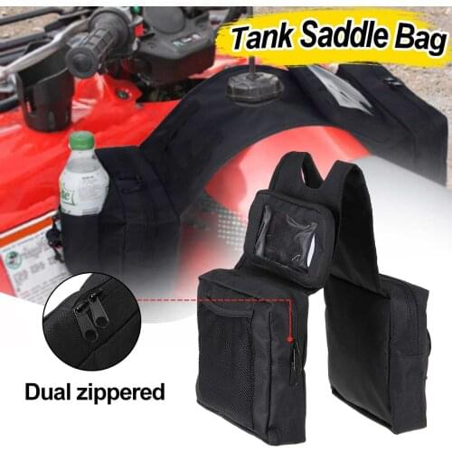 Black Waterproof Universal Tank Bags Motorcycle Saddle Bag Saddlebag For ATV Tank Bag for BMW for Yamaha Side Bag