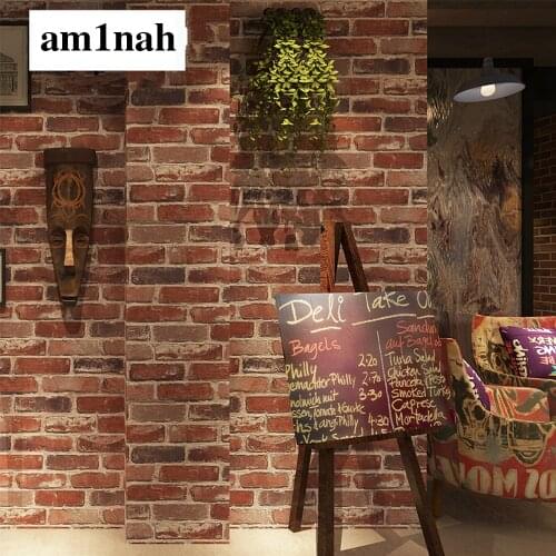 Rustic Vintage Brick Wallpaper Roll 3D Antique Retro Industrial Cafe Restaurant Bar livingroom Wall Paper murals