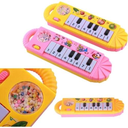 Baby Mini Piano Toy Early Education Musical Instruments Portable Plastic Children Piano Small Instrument Puzzle Toys