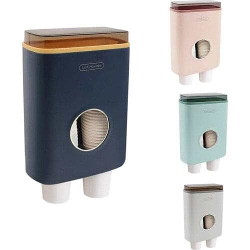 Water Cup Dispenser,Pull Type Wall Mounted 3Oz-8Oz,Paper Cup Holder