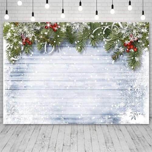 Avezano Backdrop Merry Christmas Tree Winter Board Children Photography Backgrounds Photo Studio Photozone Photocall Decor Props