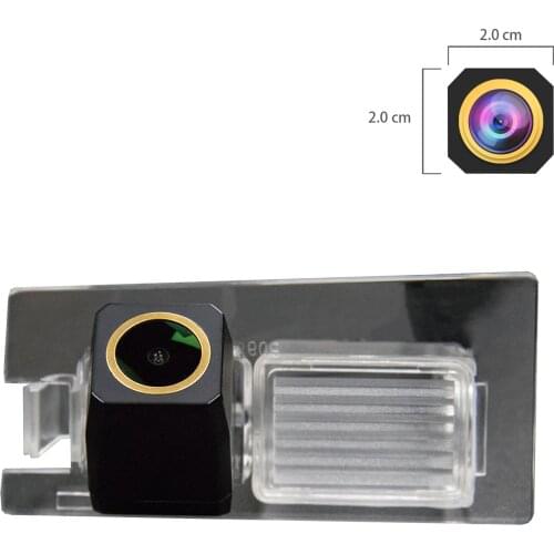 HD 1280x720p Golden Reversing Rear View Backup Camera for Fiat Viaggio Dodge Dart （PF