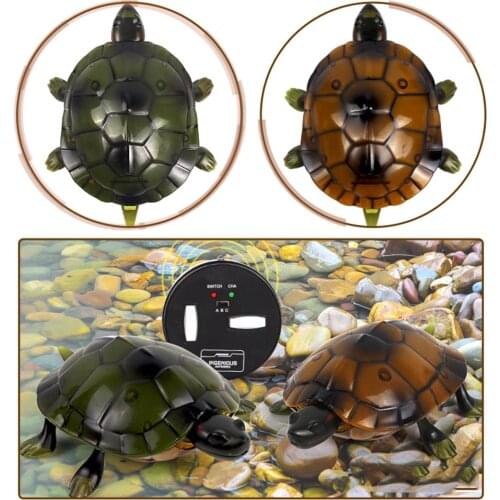 Simulation Infrared Remote Control Electric Luminous Turtle Robot Kids Toy Gift Interactive games with friends
