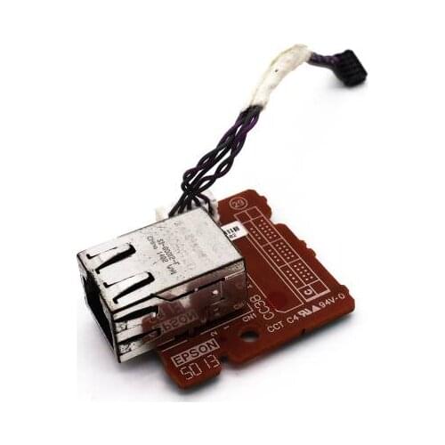 L558 L555 Inkjet Printer Port Jack IO Board 2142728 02 RJ45 port for Epson L550 L551 Networking Board WF-2540