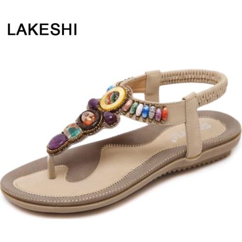LAKESHI Women's Flip Flops