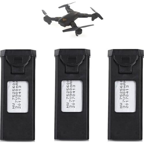 3.7V 900mAh 30C Lipo Battery Accessory For TIANQU VISUO XS809W XS809S XS809HW Battery