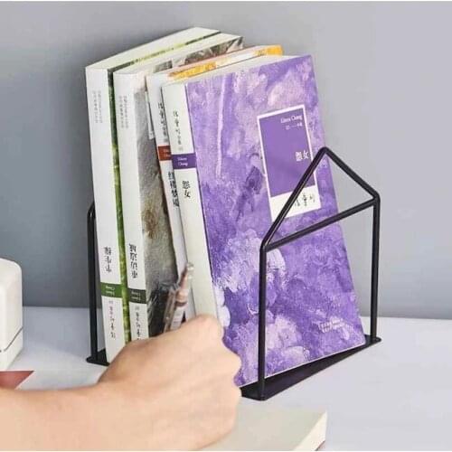 Metal Book Stand Table Top Book Holder Table Top Book Organizer WD-229