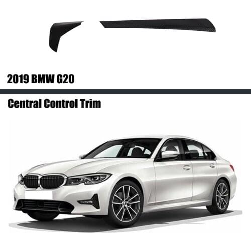 For BMW G20 2019 2020 2021 Carbon Fiber Central Control Dashboard Panel Cover Trim Car Styling Car Accessories