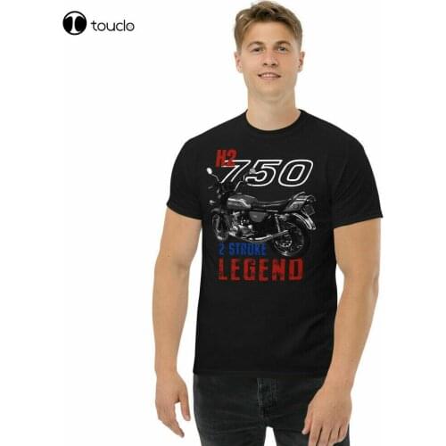 New H2 750 Motorcycle T Shirt, Inspired By Kawa, Printed Tee Shirt S-5Xl