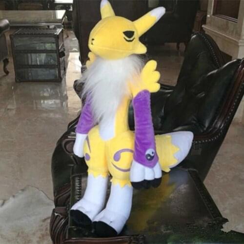 Huge 55cm Giant Handmade Digital Monster Digimon Tamers Renamon Soft Plush Doll Toy 20"