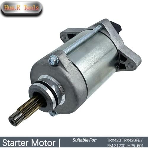 Starter Motor ATV Parts TRX420 TRX420FE / FM 31200-HP5-601 420cc Starting Motor For Beach Vehicle Honda Motorbike