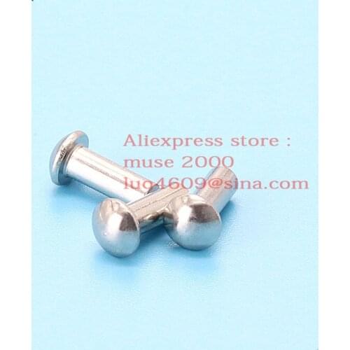 304 button ball head solid steel rivet M6 M8* 6 8 10 20 30 40 45 50 60mm advertisement market marker signs arcylic clear menu