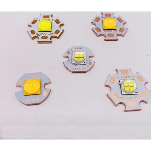 XHP70 replacement 7070 20W 12V 6V Led replace Cree MKR XHP70 XHP50 LED Emitter White Warm White 6500K 3000K