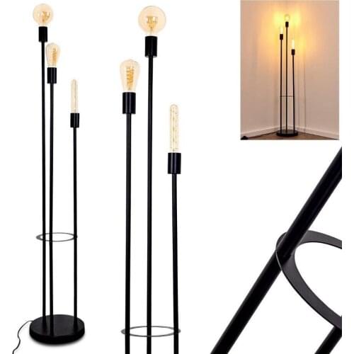 Modern led iron lampara de pie metal tripod lamp tripod floor light