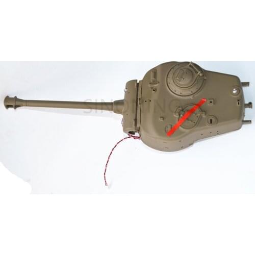 US M26 snow leopard tank accessories turret with gun BB shooting Heng long 3838-017