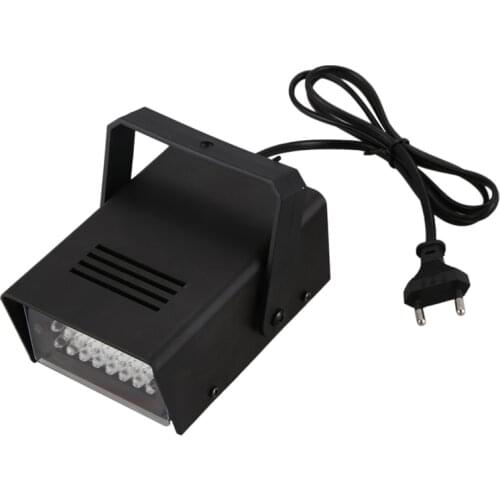 Mini LED Strobe Stroboscope Blitzer White Light Effect AC 100-240V Disco Stage