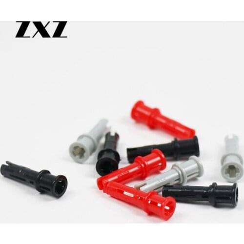Technical Connector Peg Cross Hole Self-Locking Bricks Building Blocks 32054 Technical Pin Long with Friction Ridges 20 pieces
