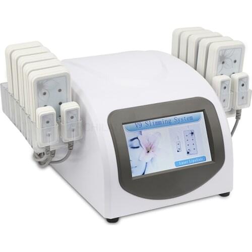 Weight Loss 650nm Lipo Laser Slimming Machine Salon Use Body Shaping 14 Pads Fat Reduction Lipolaser Liposuction Instrument