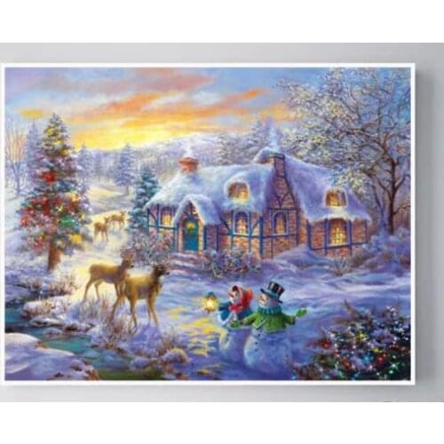 14/16/18/27/28 Top Quality lovely counted cross stitch kit placemat tablecloth table cloth Father christmas Santa Claus