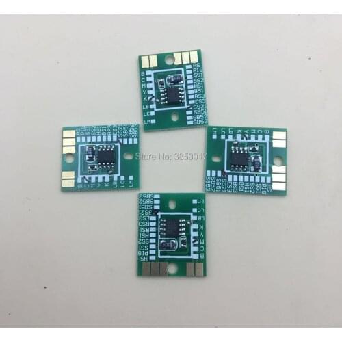 4PCS/set C M Y K permanent chip ink cartridge chips SS21 for Mimaki JV5 JV33 CJV30 eco solvent plotter printer