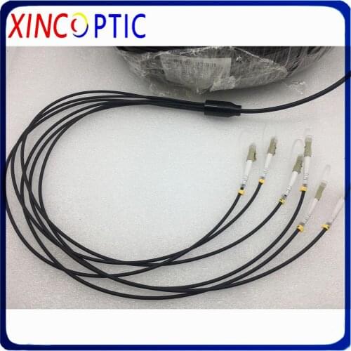 6 core 5M Multimode Armored Patch Cord 6core MM 62.5/125 50/125 SC LC FC ST 6 fibers 5 Meters Armored Optical Fiber Jumper Cable